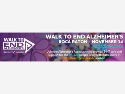 WALK TO END ALZHEIMER'S--BOCA RATON